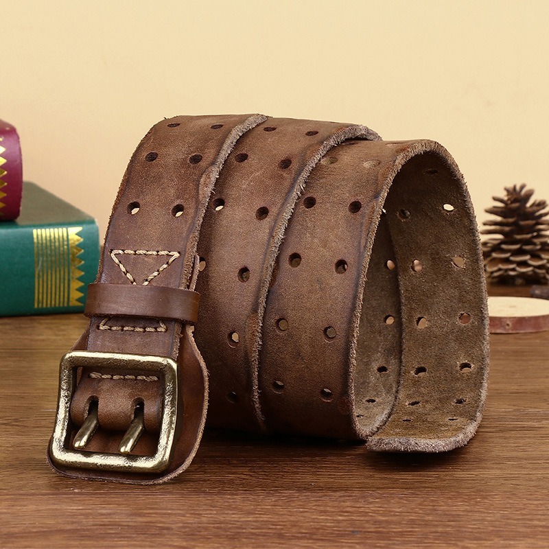 vintage casual leather belt