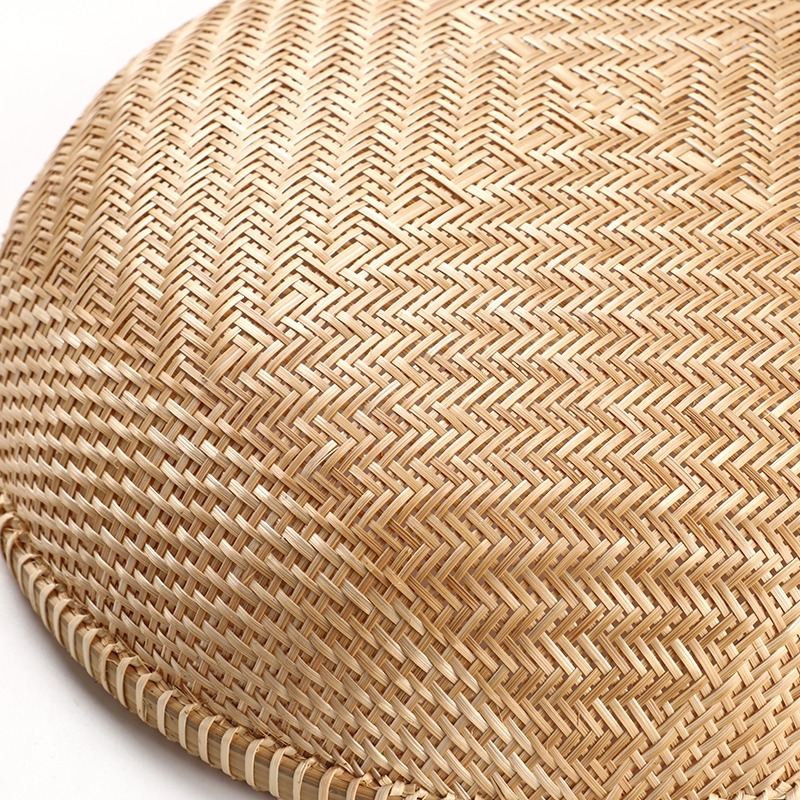 handmade bamboo food basket