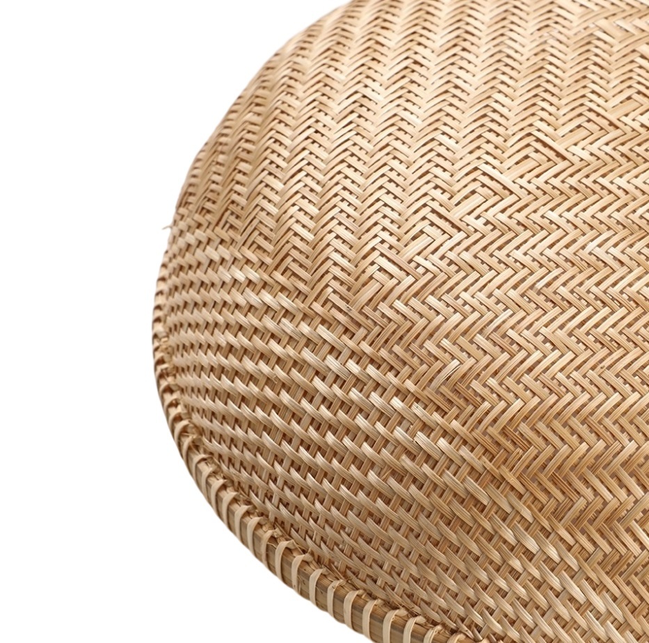 handmade bamboo food basket