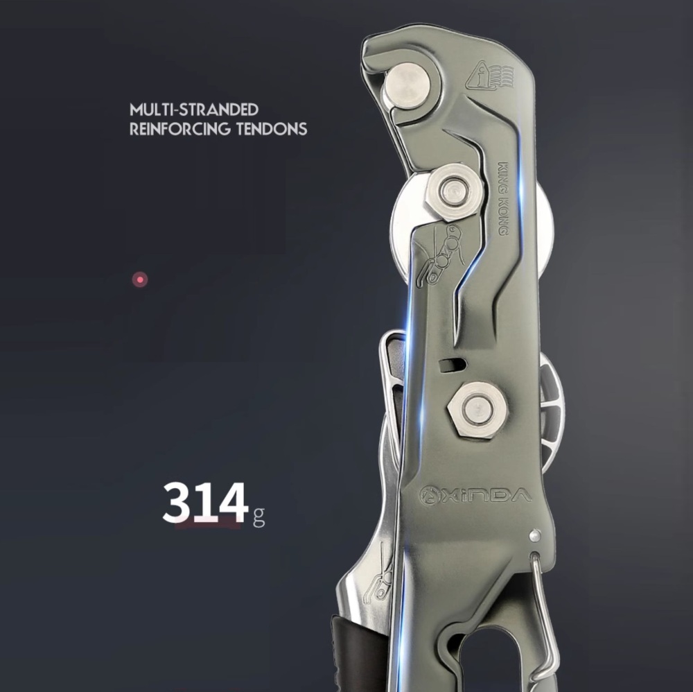 Self-Braking Double Stop Descender