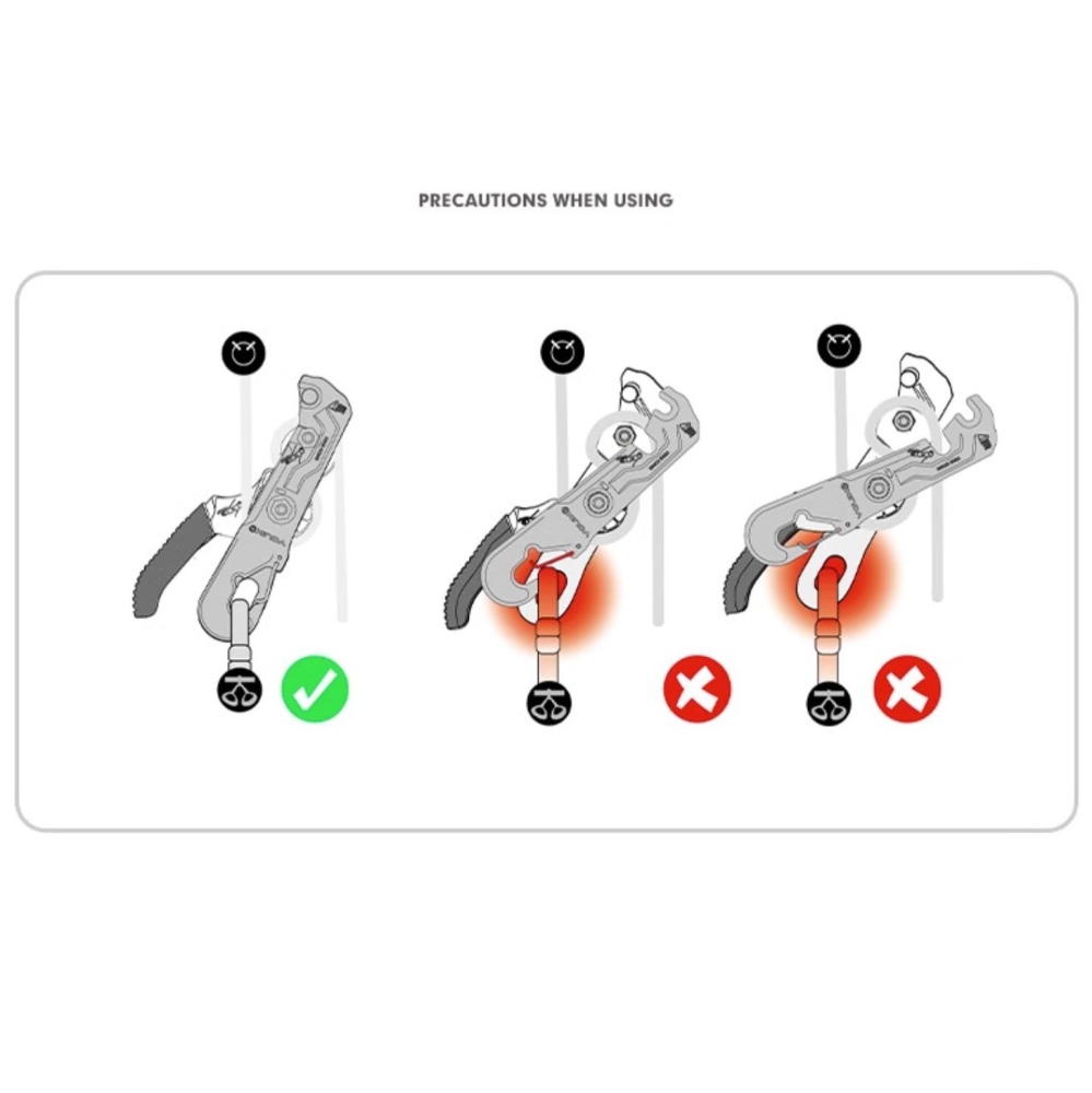 Self-Braking Double Stop Descender