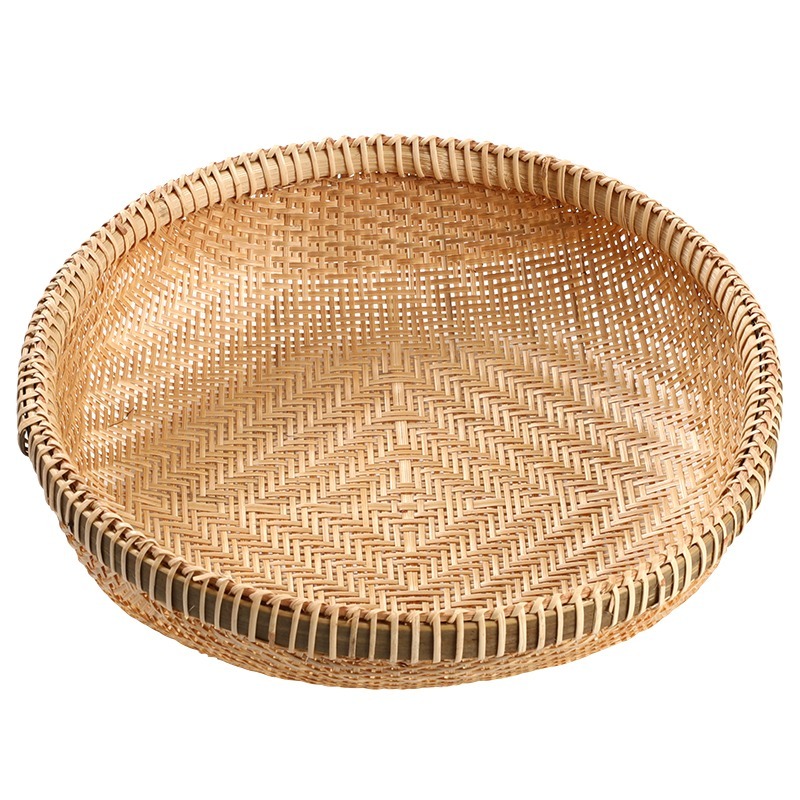 handmade bamboo food basket
