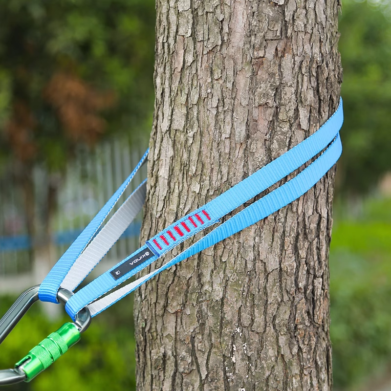 descending safety lanyard