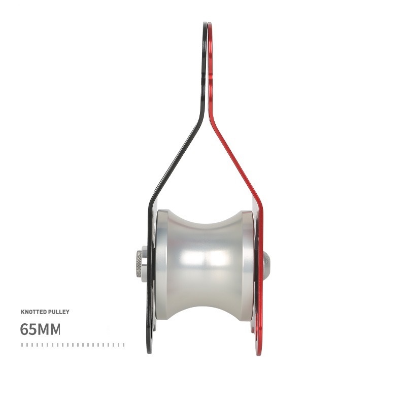 Crossing knotted pulley