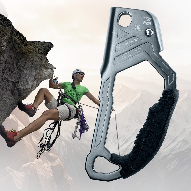 7075 Aviation aluminum Climbing Ascender