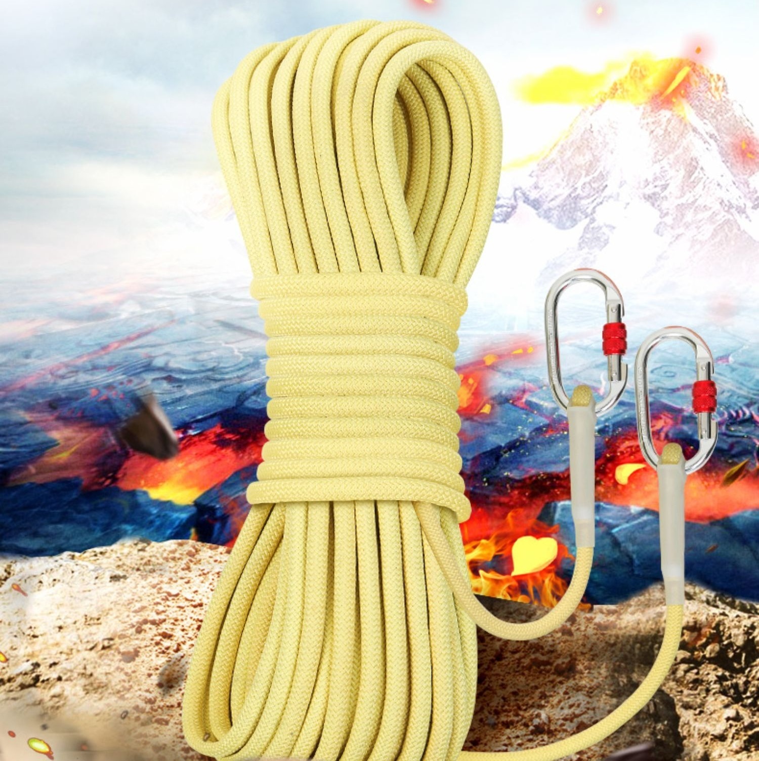 Pure Kevlar static rope