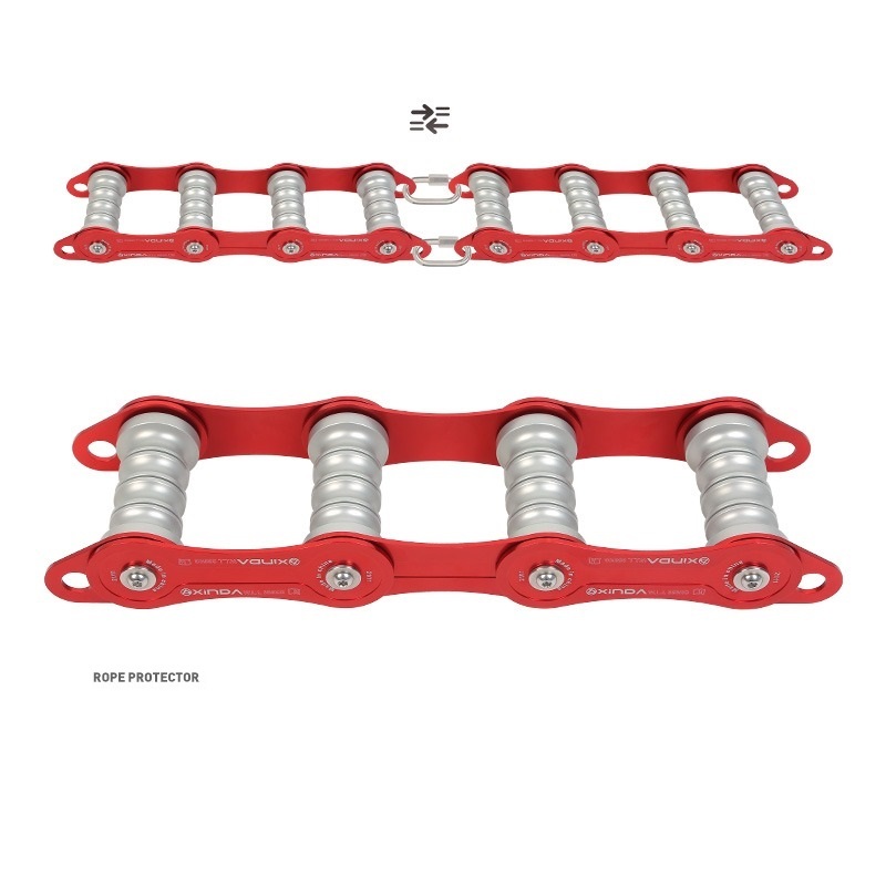 Climbing rope roller
