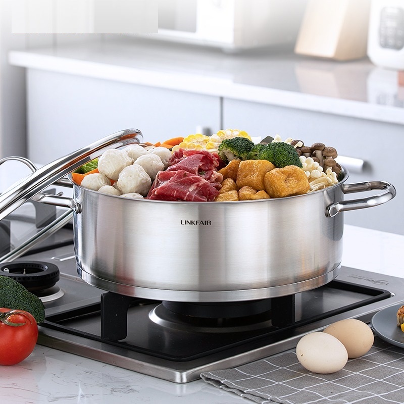 Stainless steel soup pot