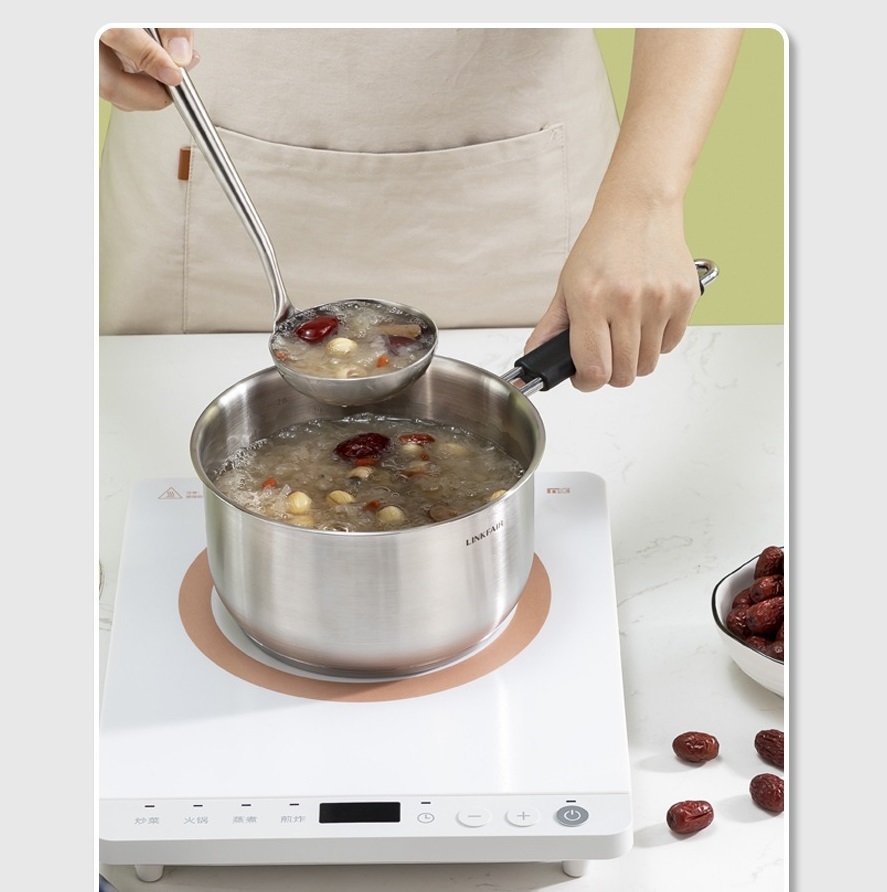 Stainless steel milk pot