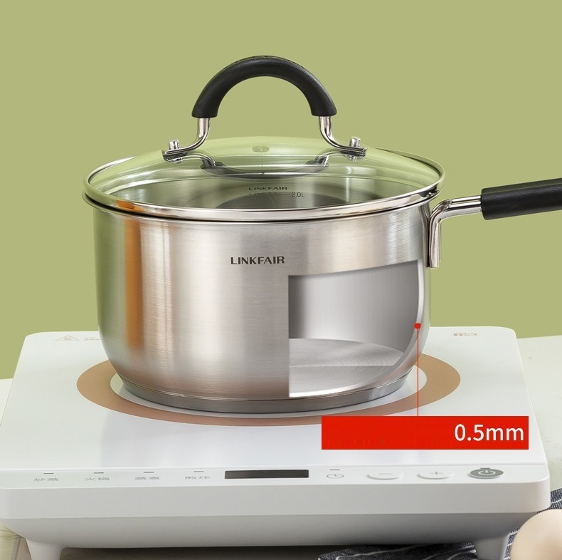 Stainless steel milk pot