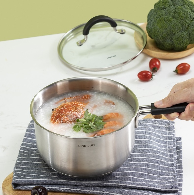 Stainless steel milk pot