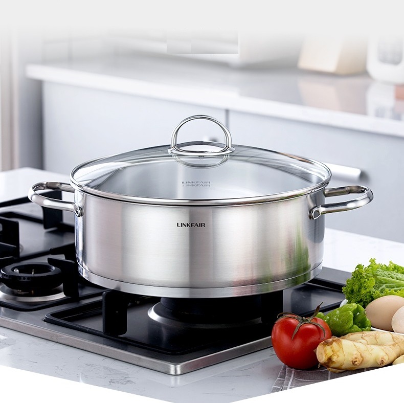 Stainless steel soup pot