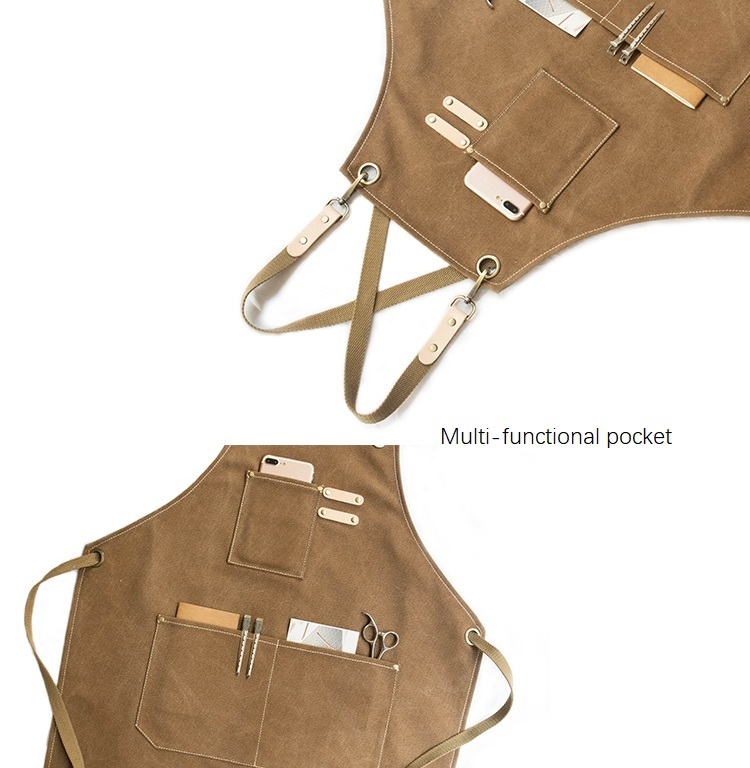 Custom luxury hotel restaruant apron