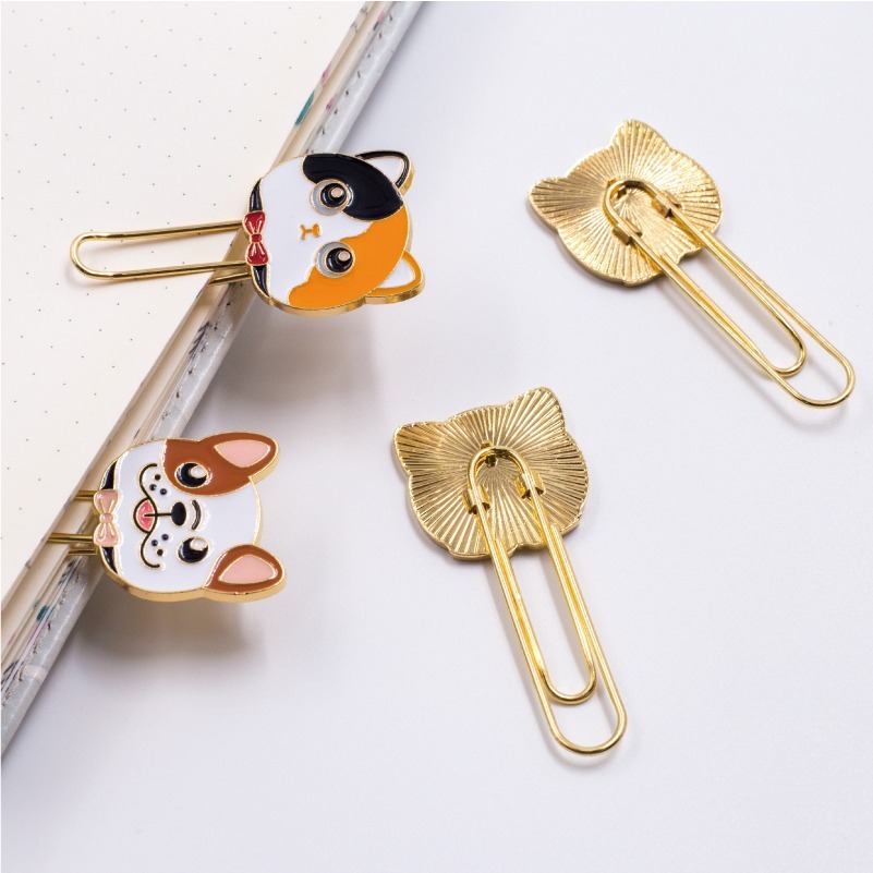 soft enamel paper clip