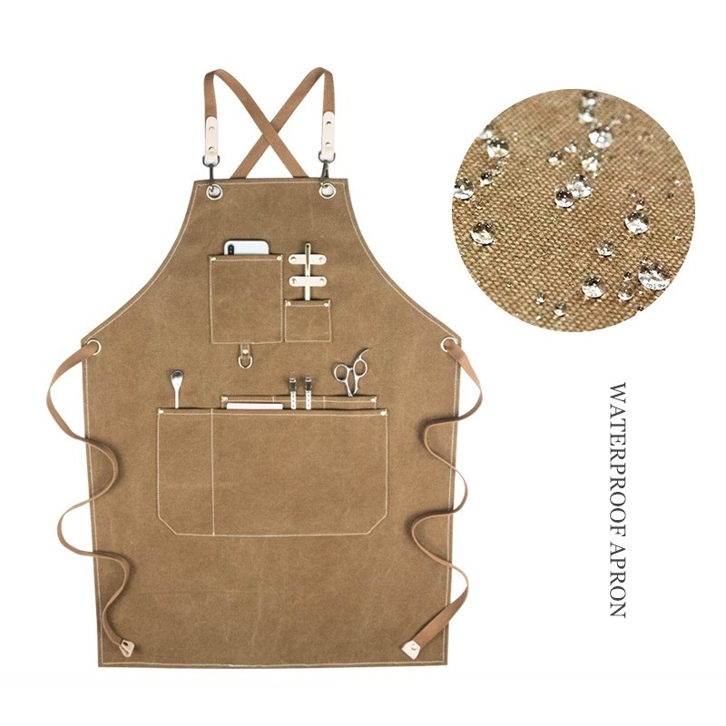 Custom luxury hotel restaruant apron