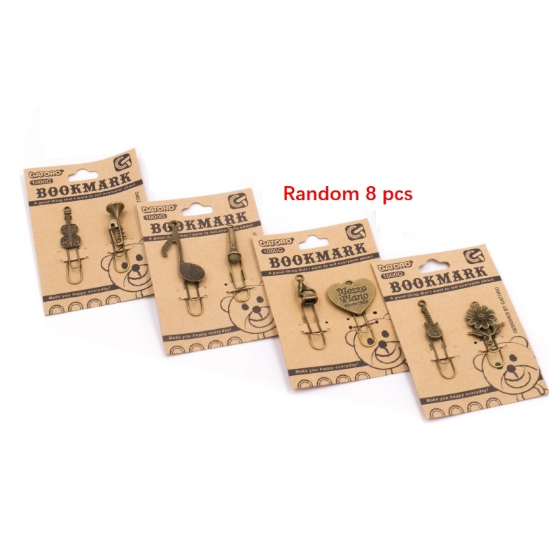 Antique plating paper clip