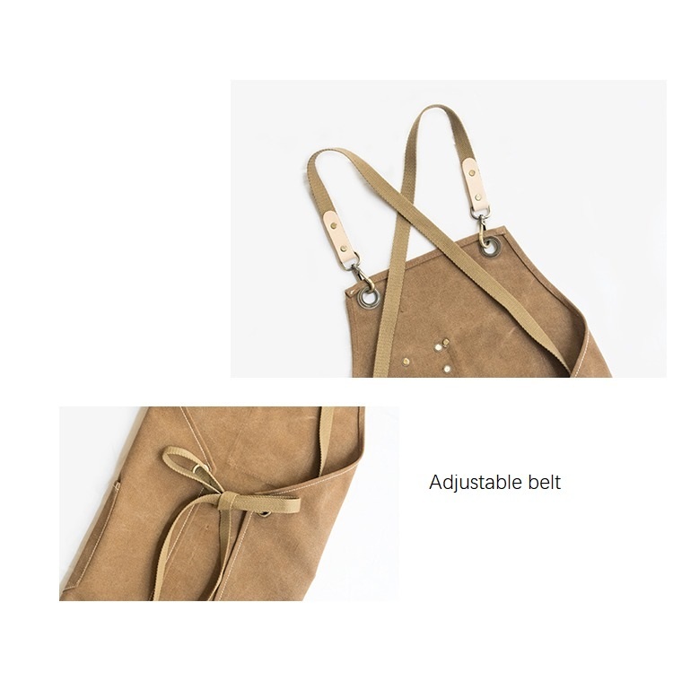 Custom luxury hotel restaruant apron