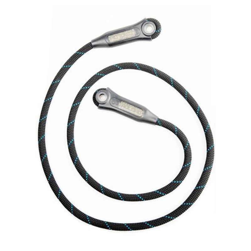 Adjustable dynamic climbing rope