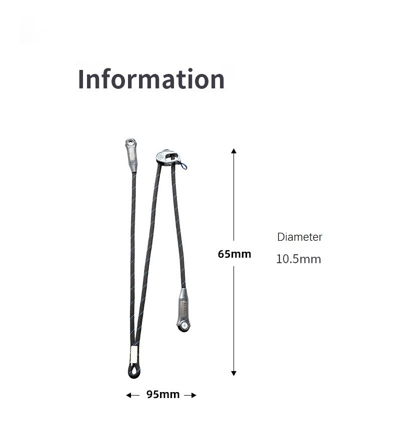 Adjustable dynamic climbing rope