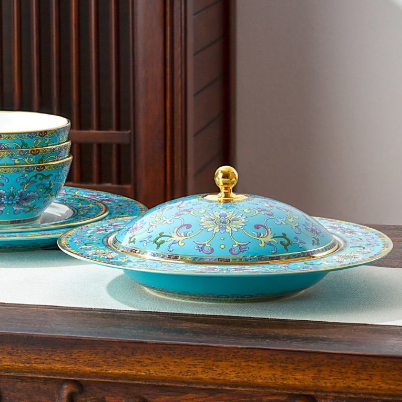 High-end porcelain dinnerware