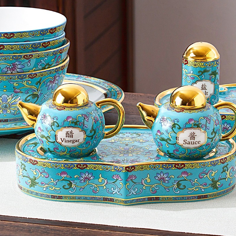 High-end porcelain dinnerware