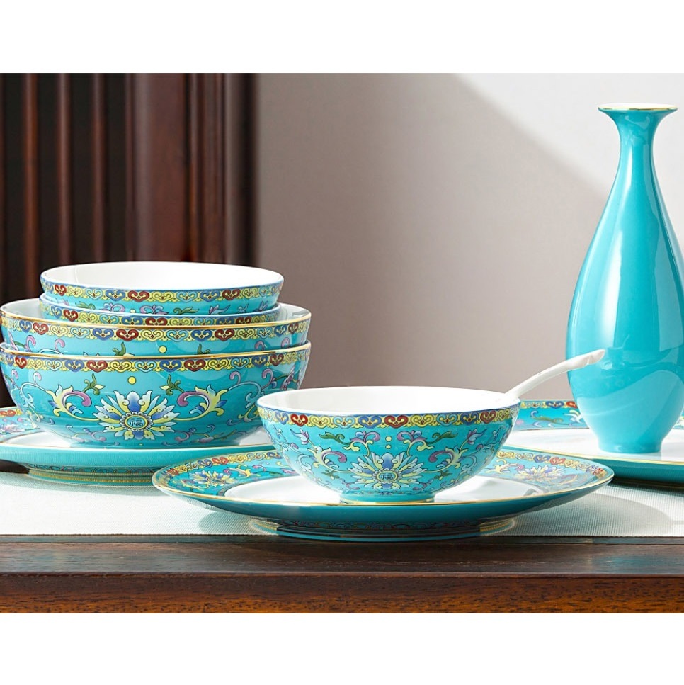 High-end porcelain dinnerware