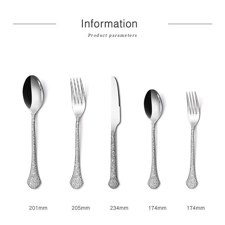 French flatware set 5 pcs