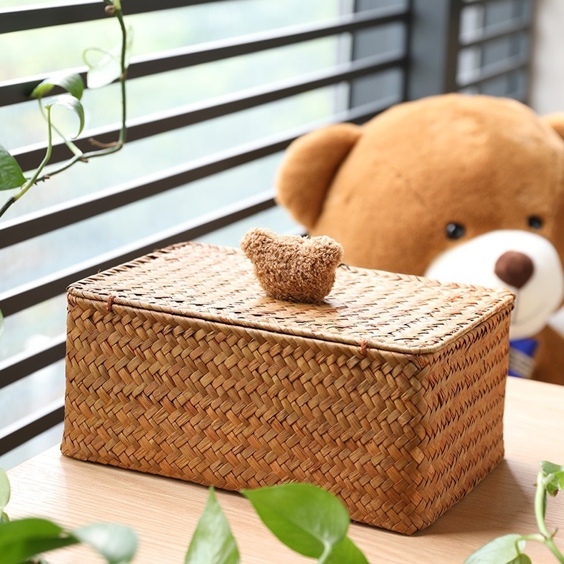 Handmade hyacint basket