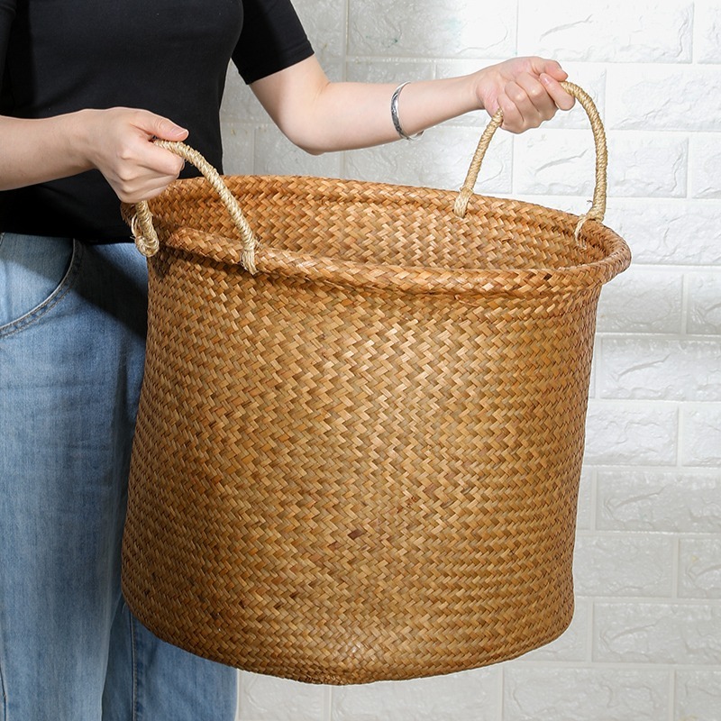 Earred  hyacint round basket