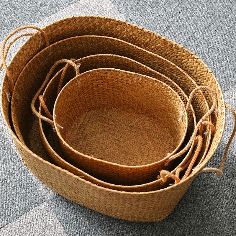 natural  water hyacint basket