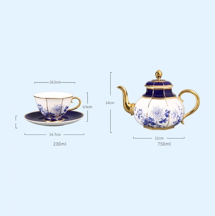 luxury hand painting coffee cup