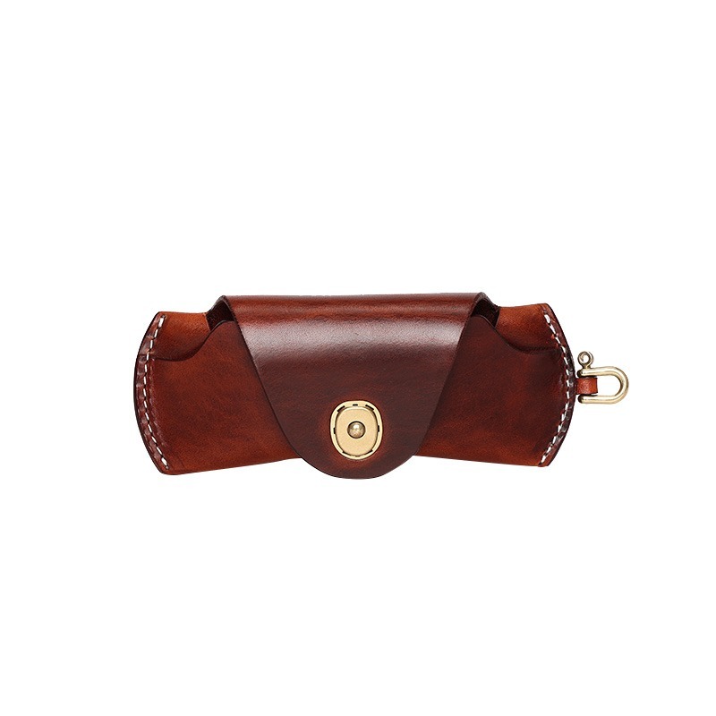 Leather glasses case