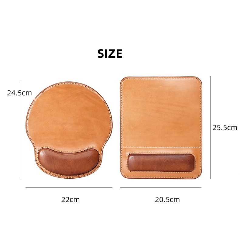 Leather mousepad wrist rest