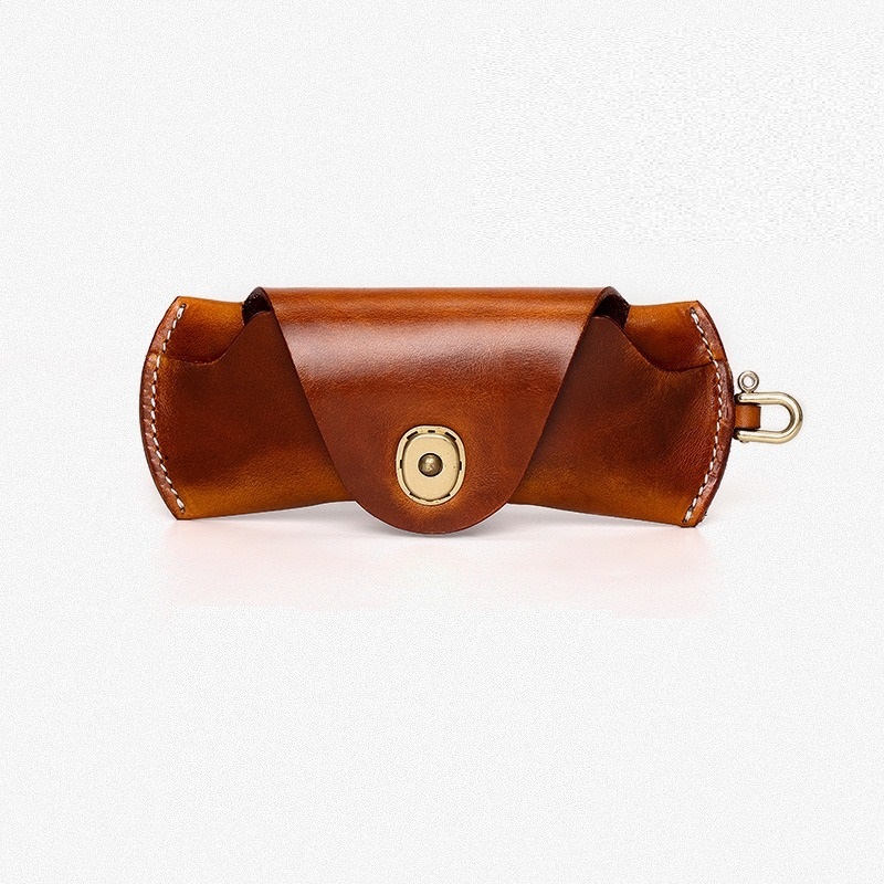 Leather glasses case