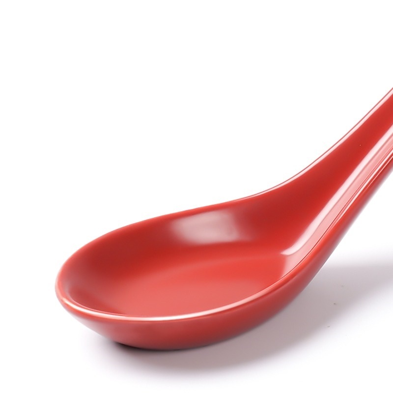 Porcelain soup spoon