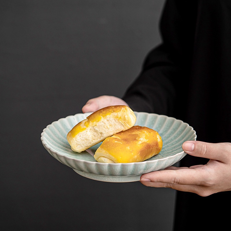 High-end banquet ceramic fruit bowl