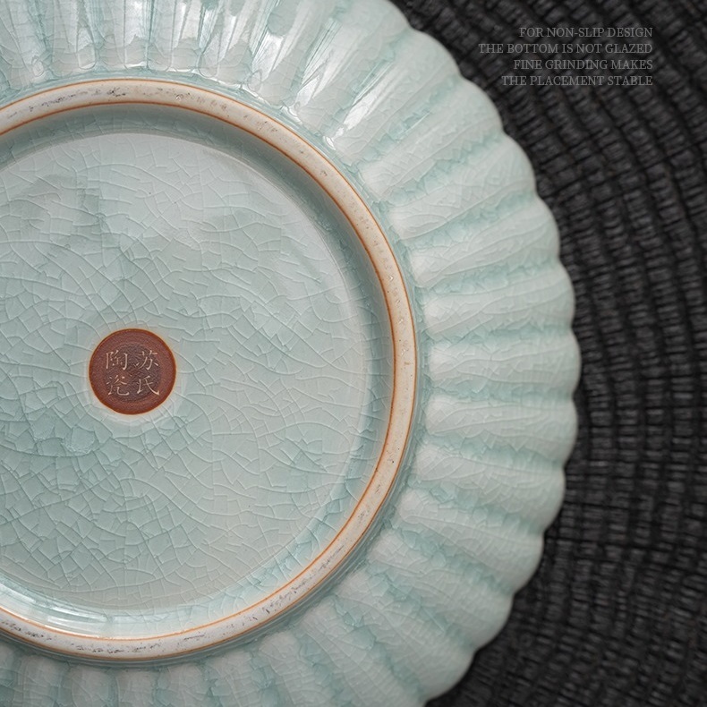 High-end banquet ceramic fruit bowl
