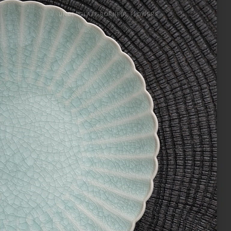High-end banquet ceramic fruit bowl