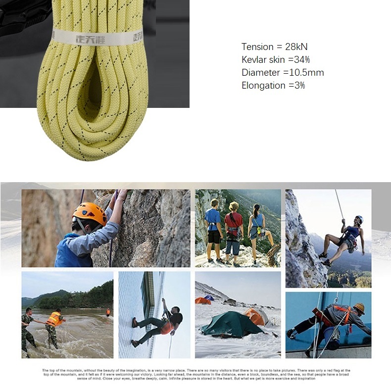 Kevlar static rope