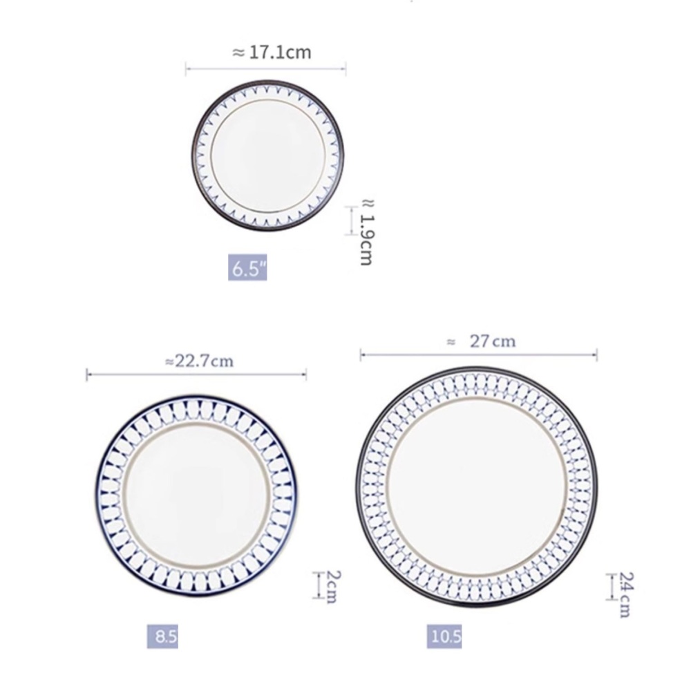 Ceramic dinner plate