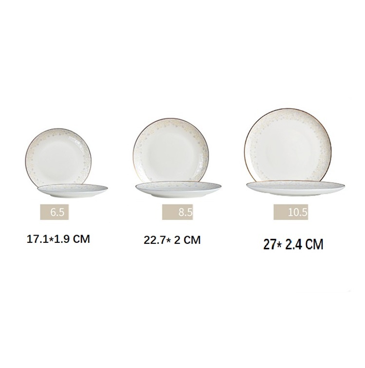 Luxury dinner plate