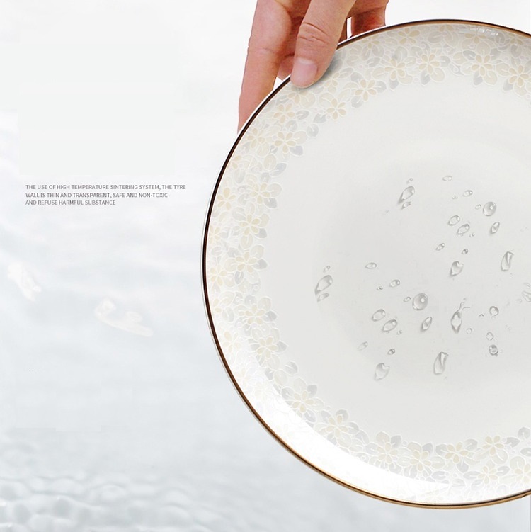 Luxury dinner plate