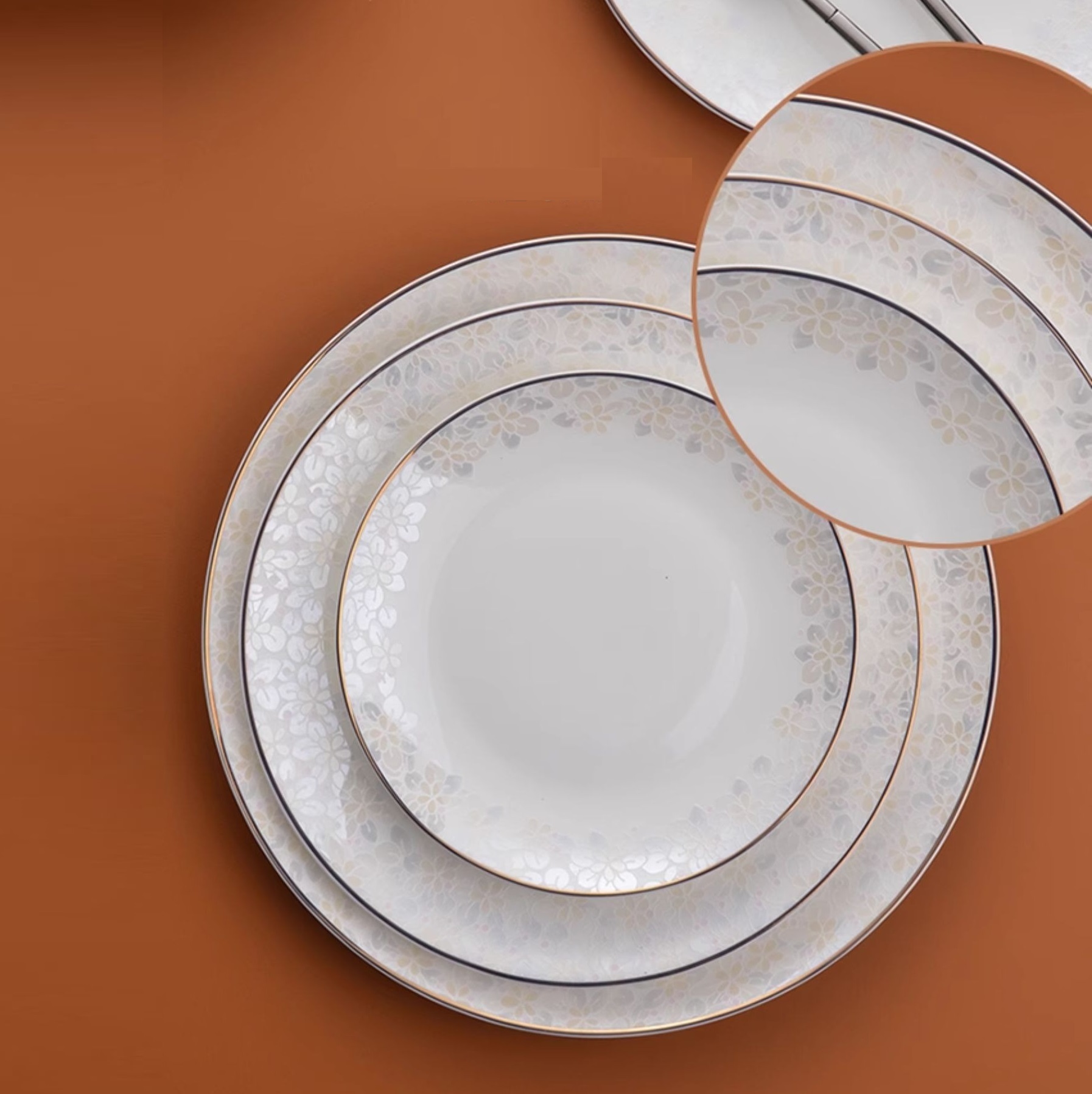 Luxury dinner plate