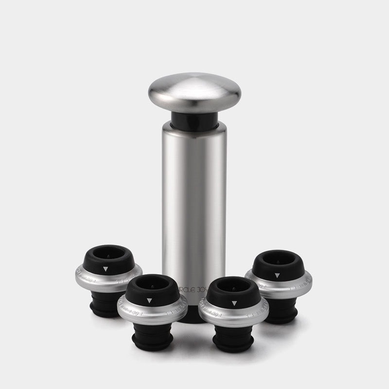 Memory wine vacuum stopper