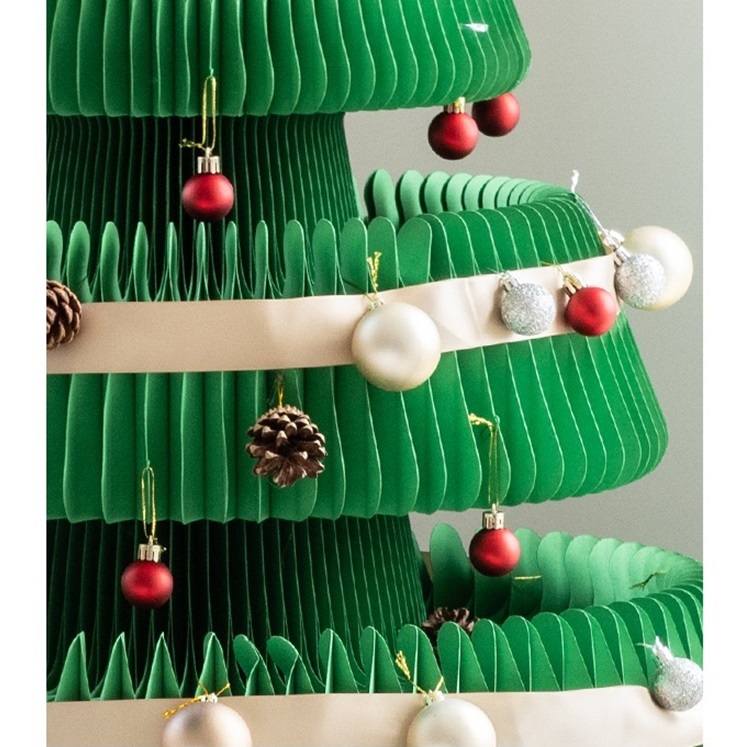 Honeycomb paper Christmas tree