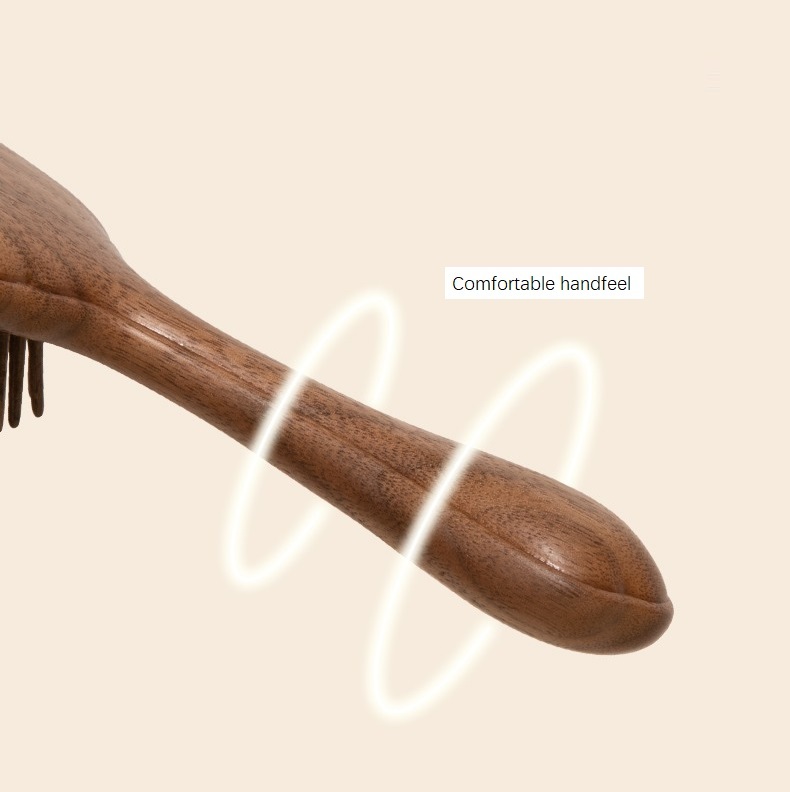 Message hair brush