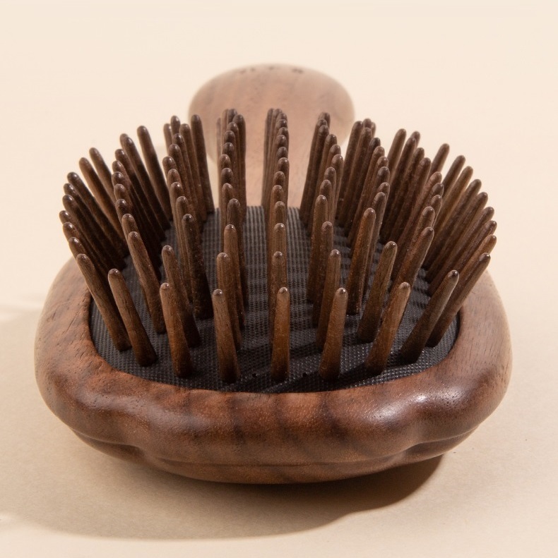 Message hair brush