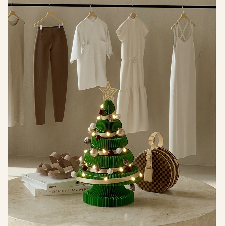 Honeycomb paper Christmas tree