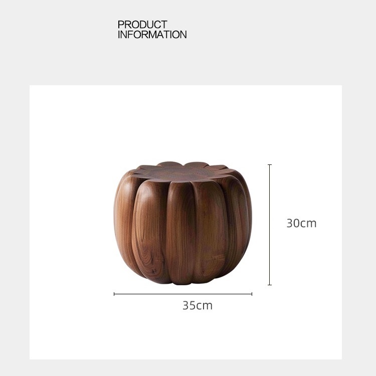 Walnut stool ornament