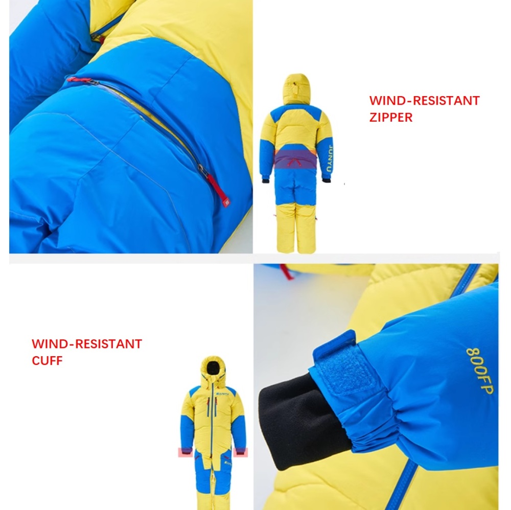 Extreme cold coveralls down  -40°C